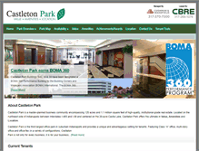 Tablet Screenshot of castletonpark.com